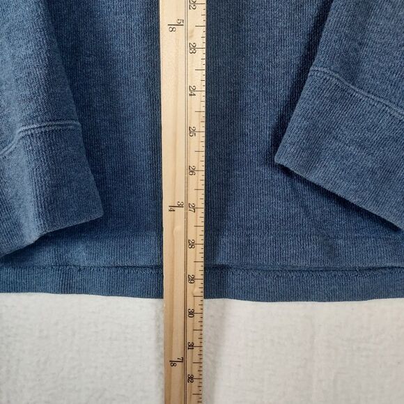 Polo by Ralph Lauren 1/4 Zip Sweater Men’s XXL Blue Cotton Pullover Knit - Picture 5 of 8